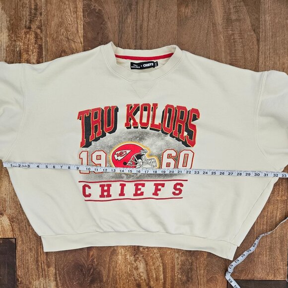 TRU KOLORS x CHIEFS Sweatshirt Unisex 2XL Pullover Crewneck Kansas City 1960 - Picture 3 of 9